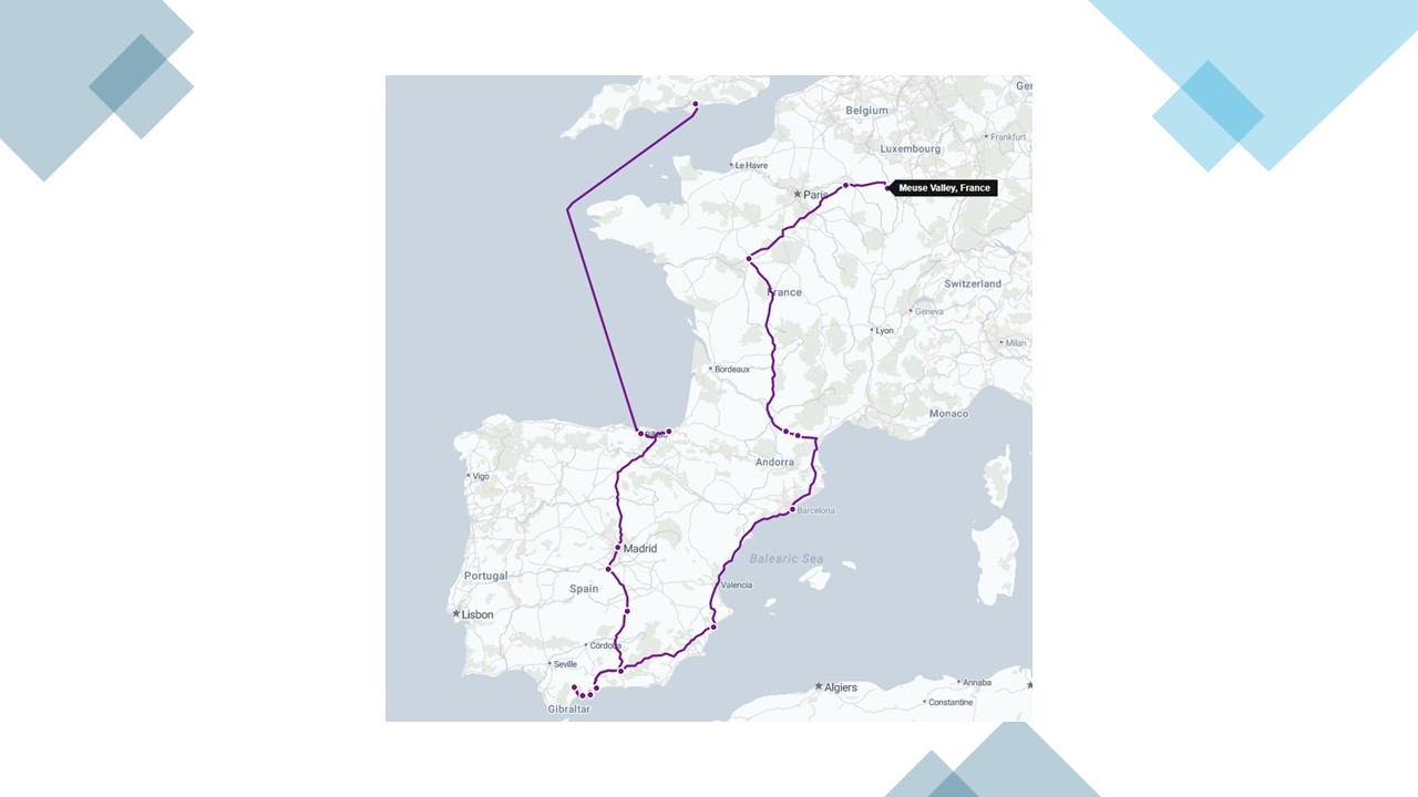 chart to meuse valley