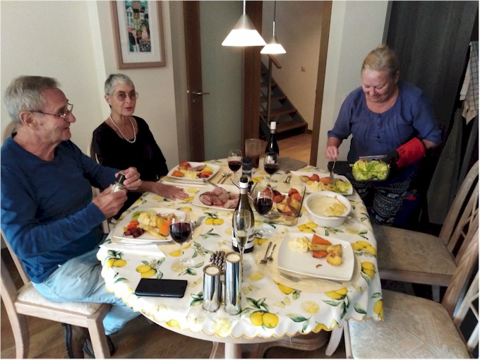 ... followed by a full English roast dinner.