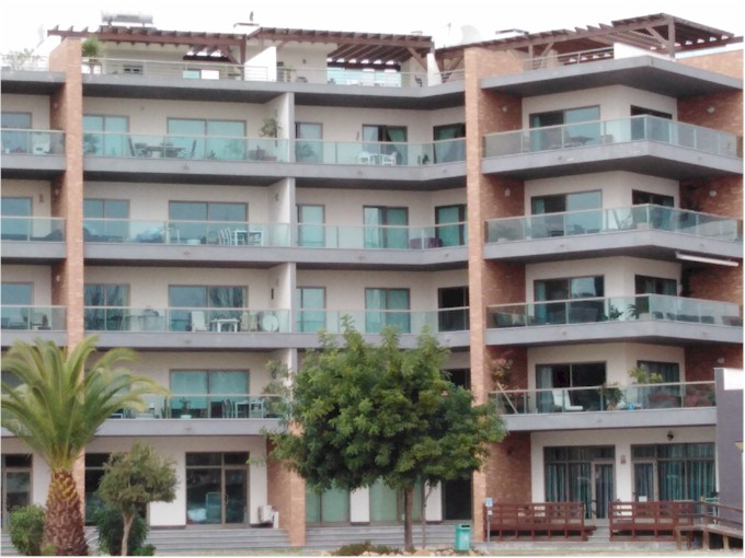 Our apartment is the middle penthouse!