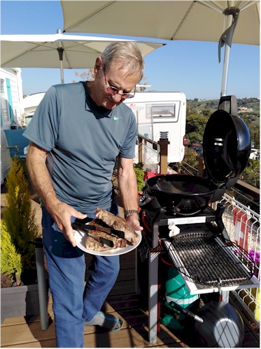 A fantastic BBQ at Willi & Gloria