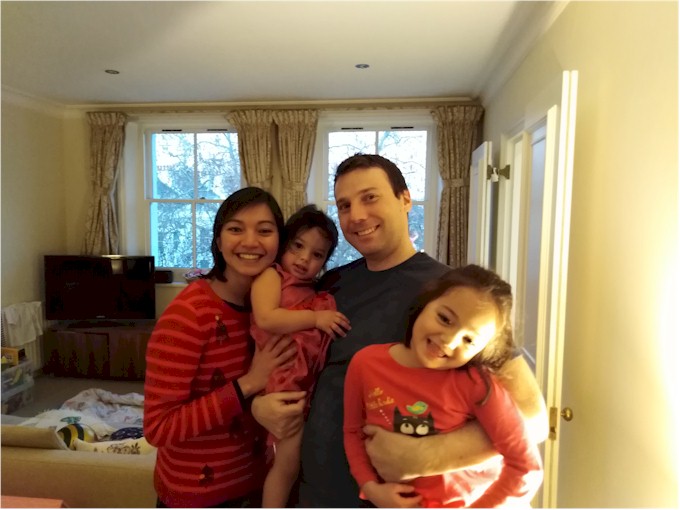 We caught up Rob & Jas and the girls...