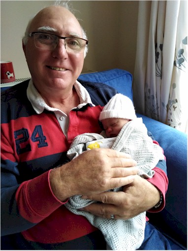 One very proud grandfather!