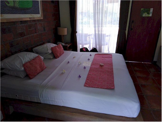 Our room at the Taman Sari Resort...