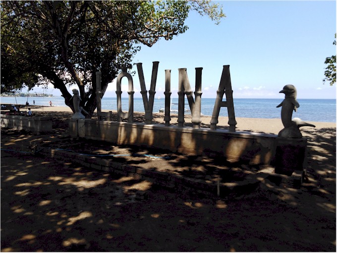 After a delightful couple of weeks, we moved around to Lovina, where we