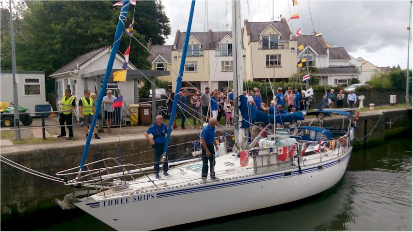 three ships finish circumnavigation 23jul16