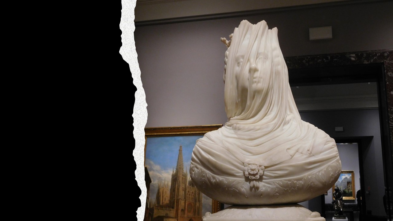 veiled queen isabel ii by camillo torregiani