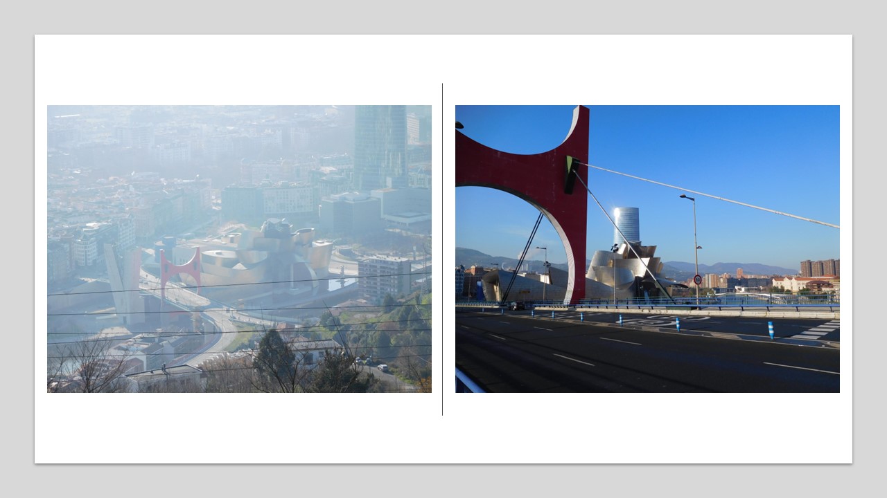 views of bilbao
