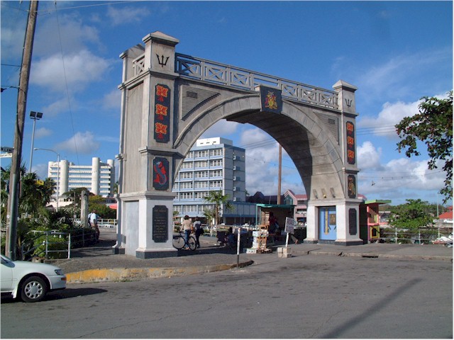 Exploring Bridgetown, Barbados.