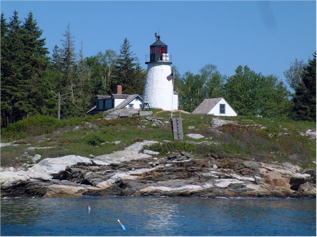 And another lovely lighthouse at Boothbay.
