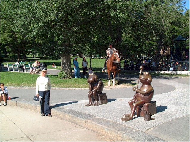 Boston has some great sculptures and parks...
