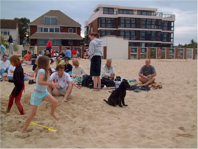 Sandbanks picnic with the Savage family...