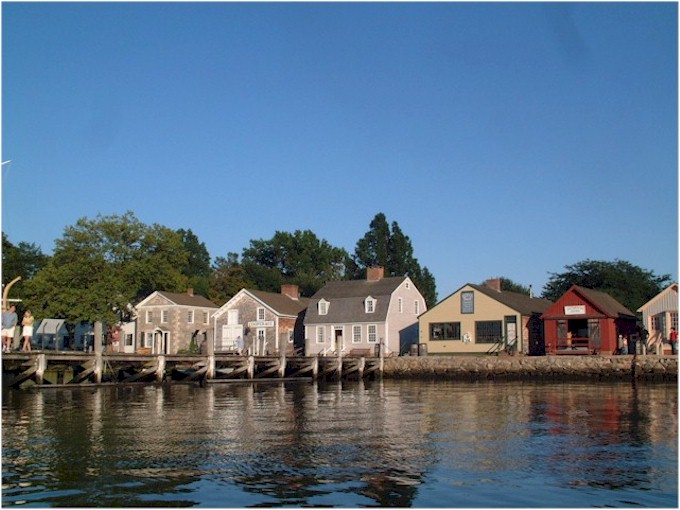First stop on our way south - Mystic Seaport, Connecticut...