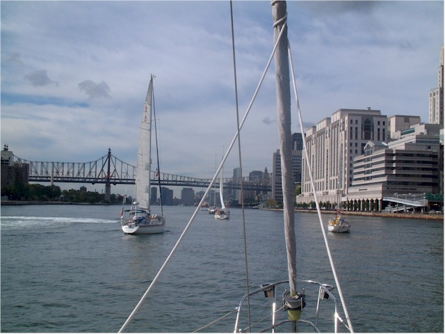 
Trying to sail through New York on September 11 !!!