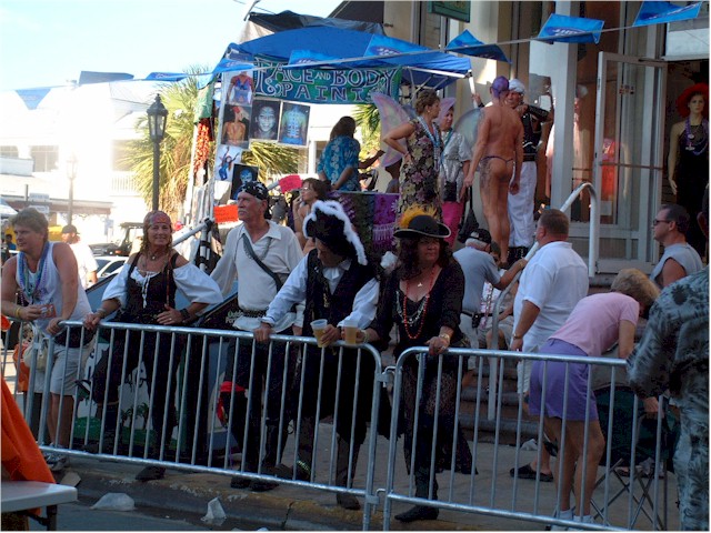 Fantasy Fest in Key West - lots of body art...
