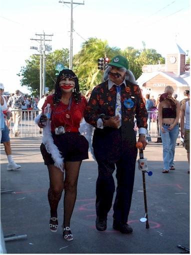 Fantasy Fest in Key West - lots of body art...
