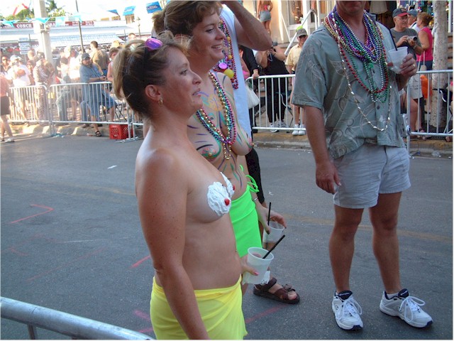 Fantasy Fest in Key West - lots of body art...
