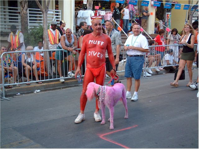 Fantasy Fest in Key West - lots of body art...
