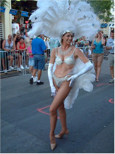 Fantasy Fest in Key West - lots of body art...
