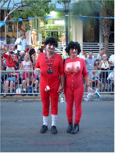 Fantasy Fest in Key West - lots of body art...
