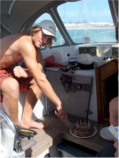 Anders off Ed Hunter celebrated his birthday on 30th December - Keith baked him a cake.