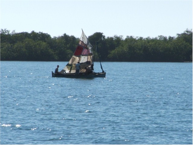 Patchwork sails...
