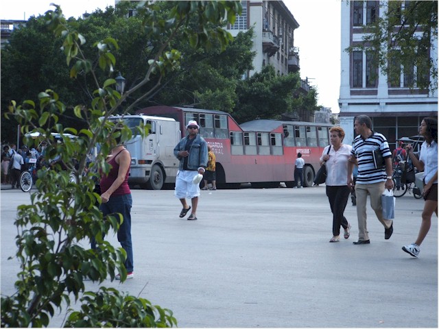 The wide variety of transportation in Havana...