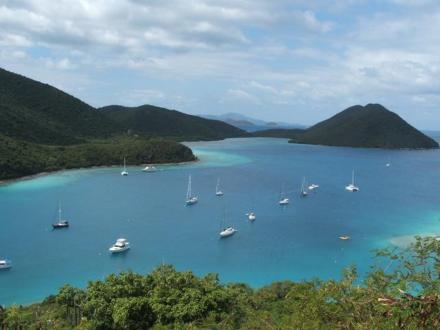 Then it was back north to St John, USVI - this was beautiful Watermelon Bay...
