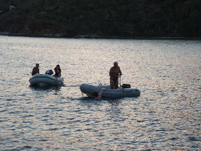 ... we even helped one of them recover their boat hook!
