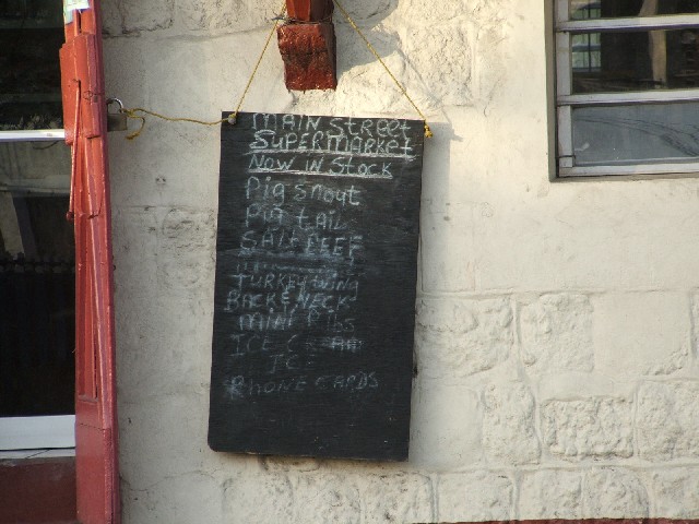 
... but some of the produce didn't sound quite as delightful!