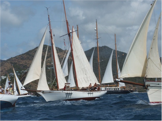 Some of the fabulous yachts racing in the "Classics" Regatta...