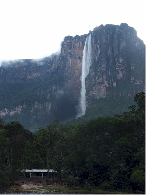 We finally arrive at the base of Angel Falls.