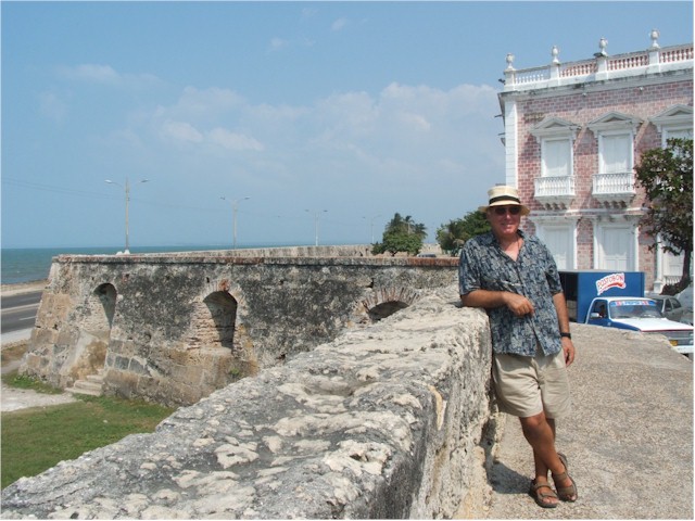 The walled city of Cartegena - third of the Spanish Main cities we have visited.
