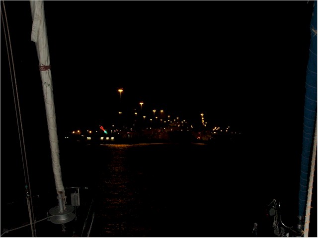 Approaching the Gatun Locks...
