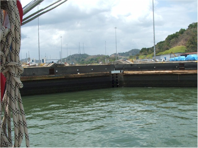 In the locks ...
