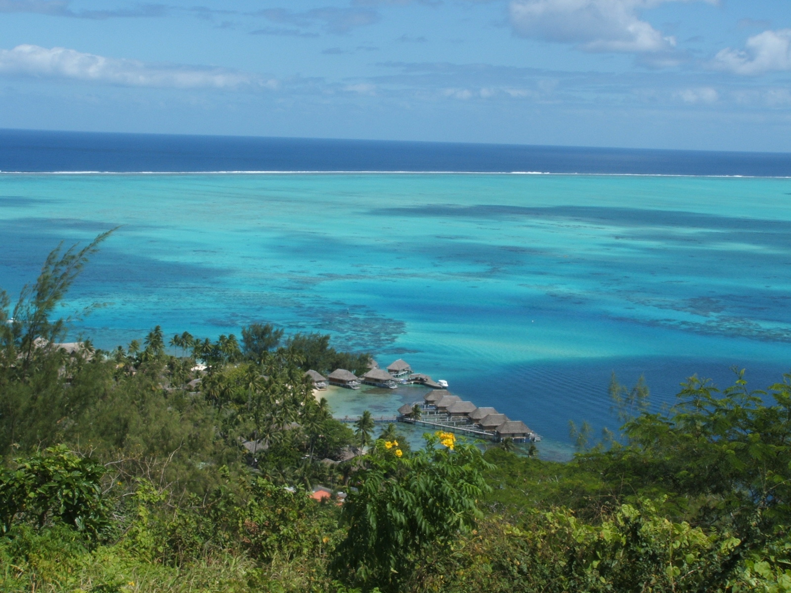 
Bora Bora - where the waters are every shade of blue...