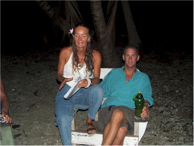 Rob & Gem from Orinoco Flow - Keith's dive buddies.
