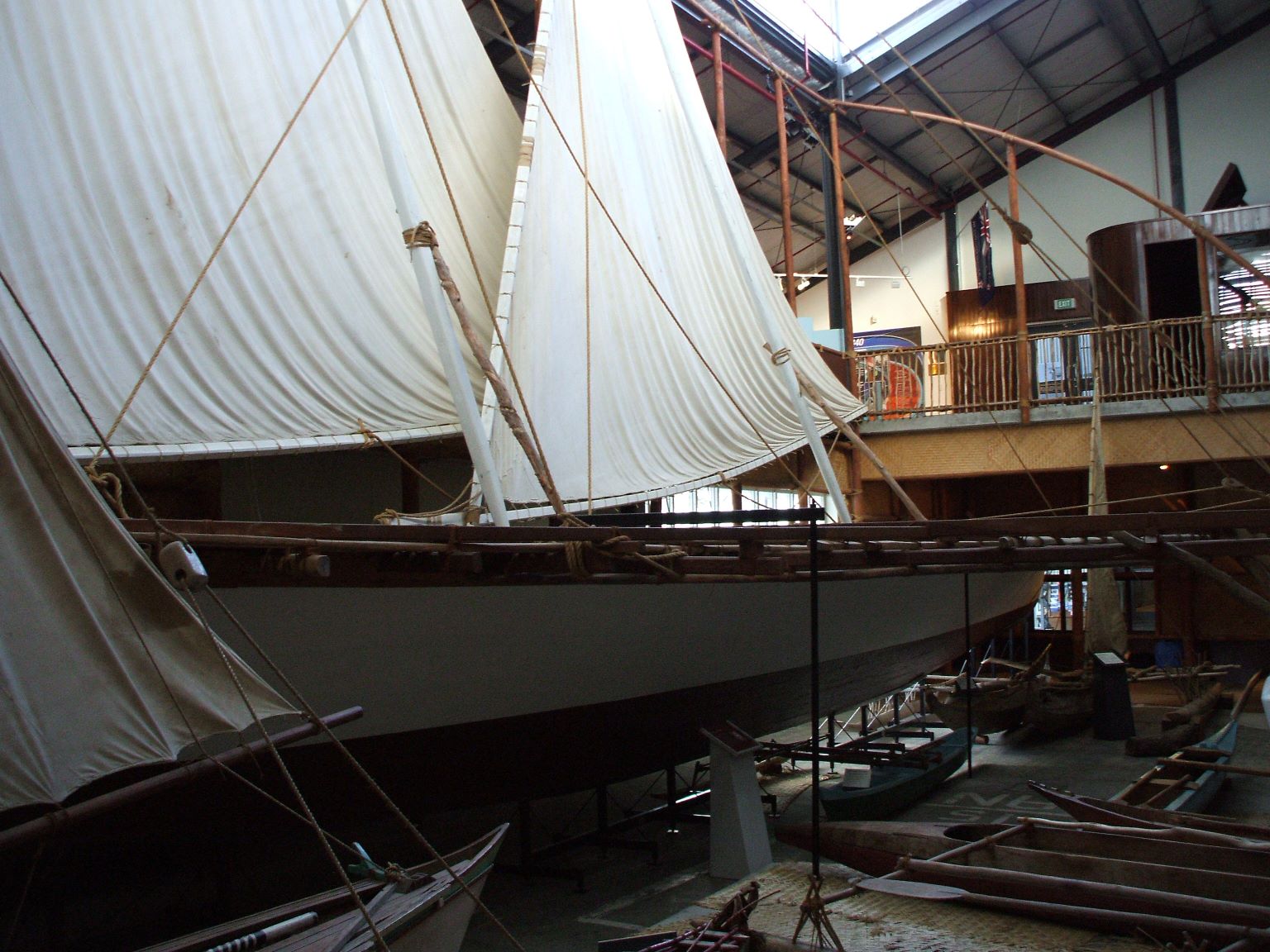 At the Auckland Maritime Museum...