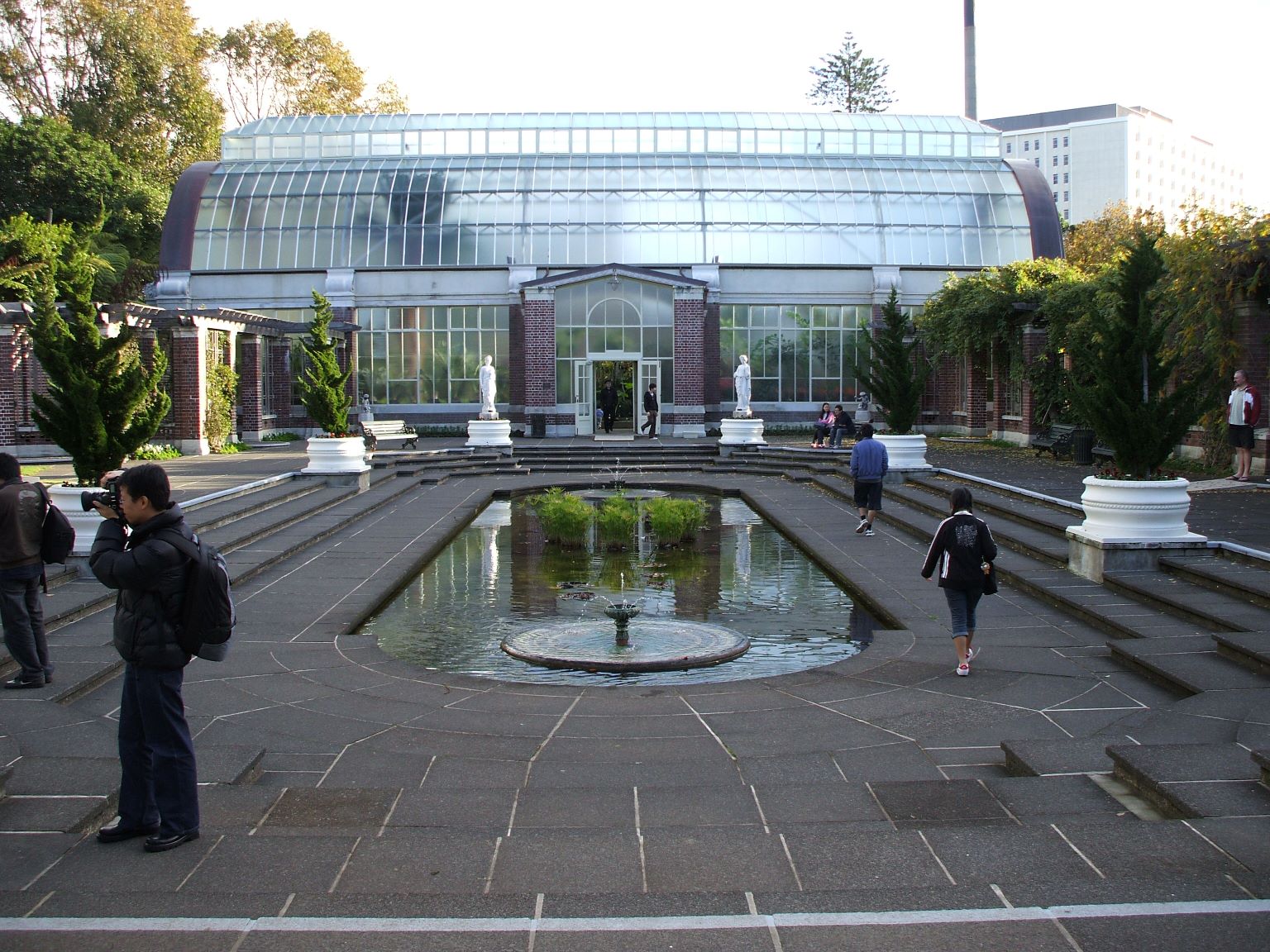 The Winter Gardens are renowned for their beautiful hot house flowers.