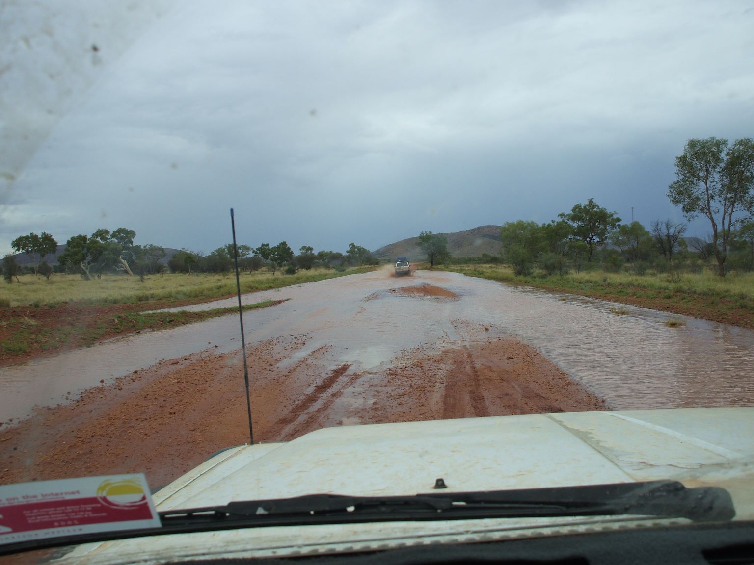 Day 3 9.42am - road flooding is becoming more frequent!
