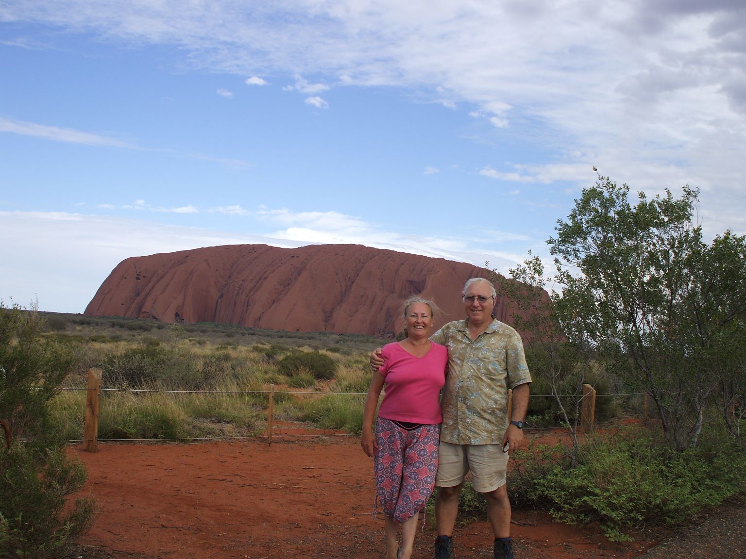 At Uluru (Ayers Rock)