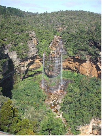 
Wentworth Falls, also in the Blue Mountains.
