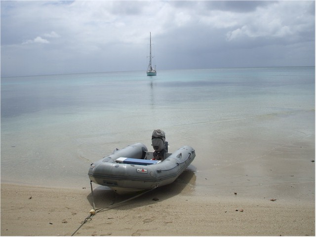 
Rabi Island - how about this for an anchorage...

