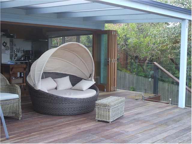 ... with its wonderful new deck.