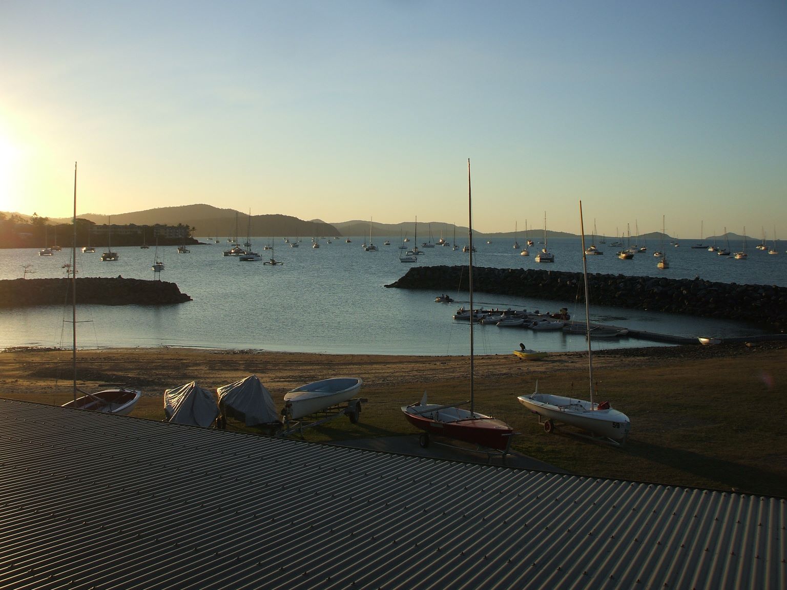 The Whitsunday Sailing Club offers a great dinghy dock!
