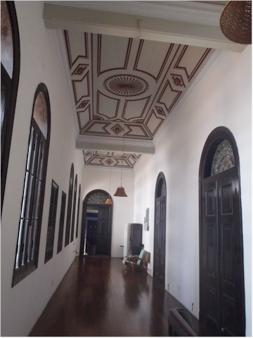 One of the corridors leading around the upper level.
