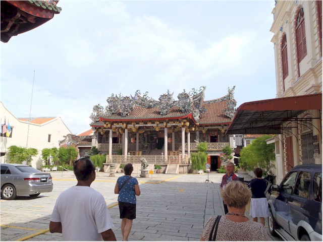 A kongsi or Chinese clanhouse - provides both a civic and religious assembly place for many overseas Chinese.
