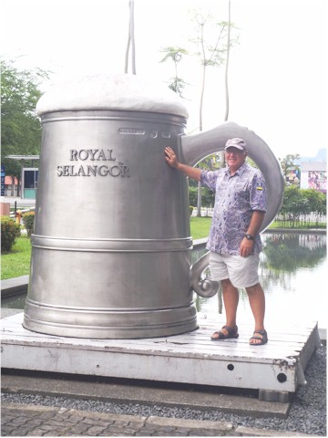 Then it was off to the Royal Selangor Pewter Factory...