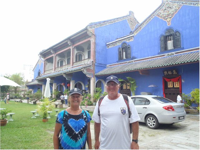 Next stop is Penang and we couldn't resist a visit to the Cheong Fatt Tze Mansion where Rob & Jas got married just over a year ago...
