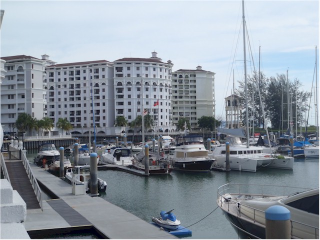 Next stop, Admiral Marina, Port Dickson - a very luxurious marina!
