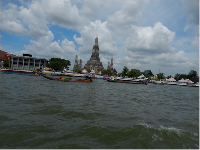 First stop - Bangkok - we did the usual tourist things - including a ride on the river ferry.